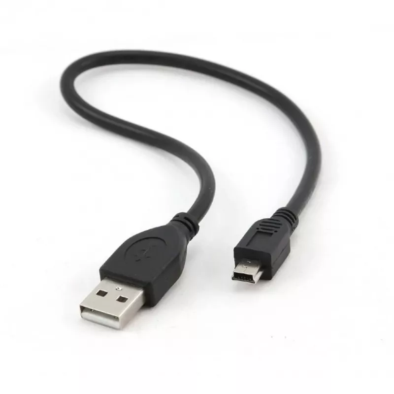 Gembird USB 2.0 A į Mini-USB M laidas 0,3 m pilkas