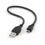 Gembird USB 2.0 A į Mini-USB M laidas 0,3 m pilkas