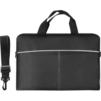 Nešiojamojo kompiuterio krepšys DEFENDER Lite 39,6 cm (15,6 col.) juodas/pilkas, poliesteris, užtrauktukas, rankena, nuimamas peties diržas