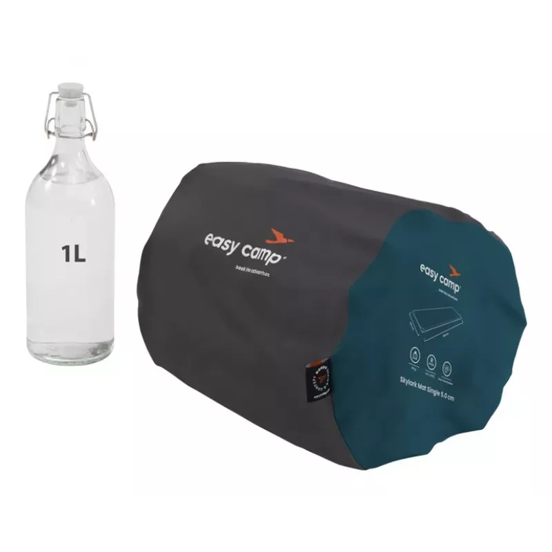 Vienvietis čiužinys Easy Camp Skylark Mat 5.0 cm — Poliesteris, 2000×600×50 mm, Mėlynas