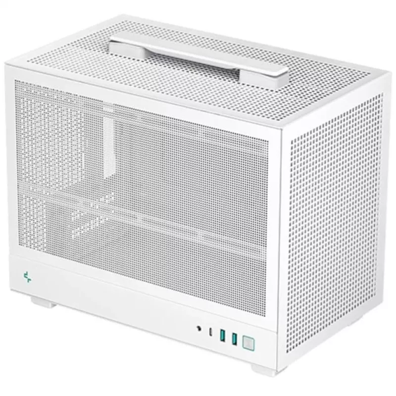 Kompiuterio korpusas DeepCool CH160 MESH WH, ATX, baltas
