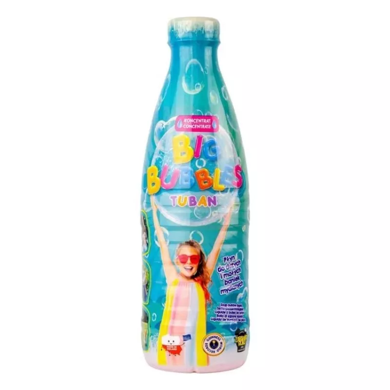 Burbulų skystis TUBAN Concentrate Big Bubbles skystis 1 l, permatomas