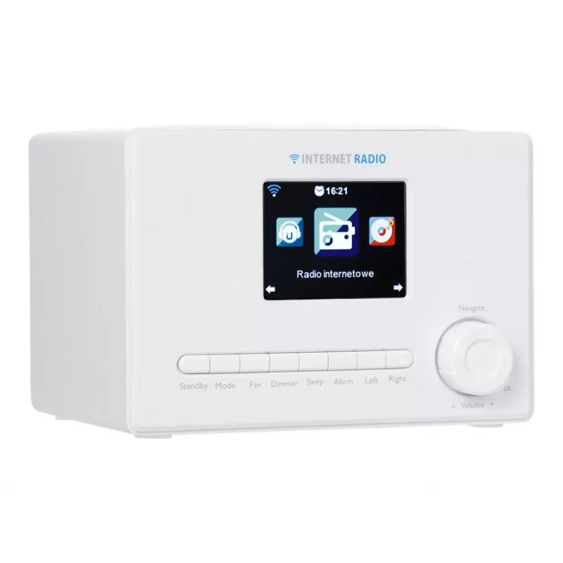 ART RADA X102 Internet WIFI Radijas X102 LCD spalvotas 3.2 baltas