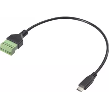 Renkforce USB-C adapterio laidas [1x kištukas - 1x gnybtų jungtis] RF-6443952 30 cm (RF-6443952)