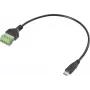 Renkforce USB-C adapterio laidas [1x kištukas - 1x gnybtų jungtis] RF-6443952 30 cm (RF-6443952)