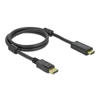 Laidas DeLOCK aktyvus DisplayPort 1.2 į HDMI 4K 60 Hz 1 m