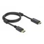 Laidas DeLOCK aktyvus DisplayPort 1.2 į HDMI 4K 60 Hz 1 m