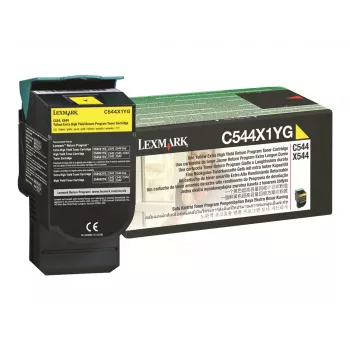 Lexmark C544X1YG spausdintuvo eksploatacinė medžiaga, geltona