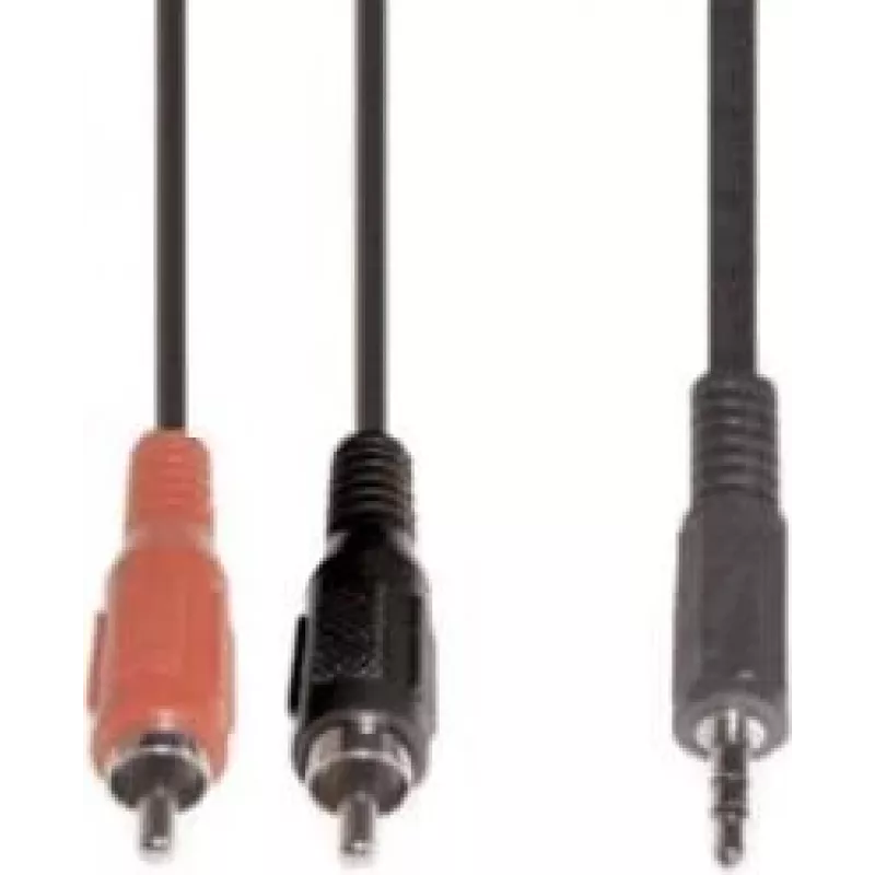 e+p B 113/10 10m 2 x RCA 3.5mm juodas garso kabelis (B 113/10)