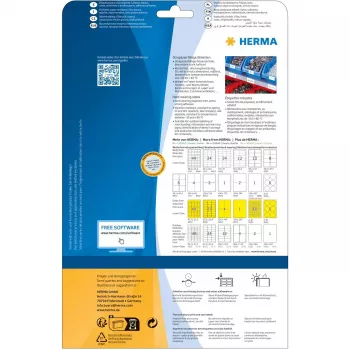 Herma 8035 Geltona