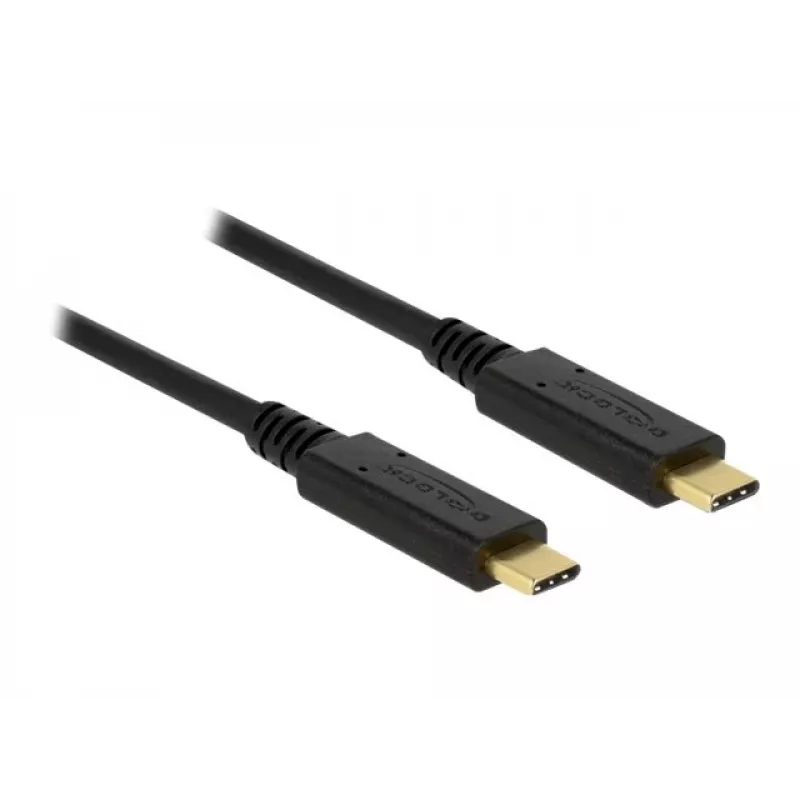 USB laidas DeLOCK 85531 USB 3.2 Gen 2 1m USB C juodas