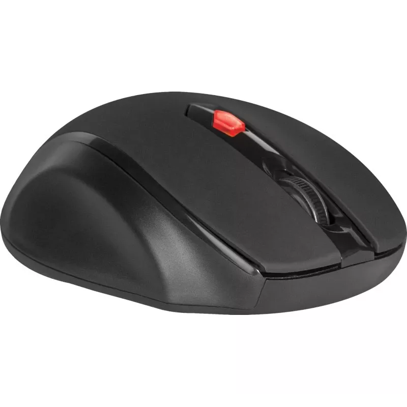 Belaidė RF optinė dešiniarankė pelė DEFENDER ULTRA MM-315 — 1600 DPI, 6 mygtukai, USB imtuvas, juoda