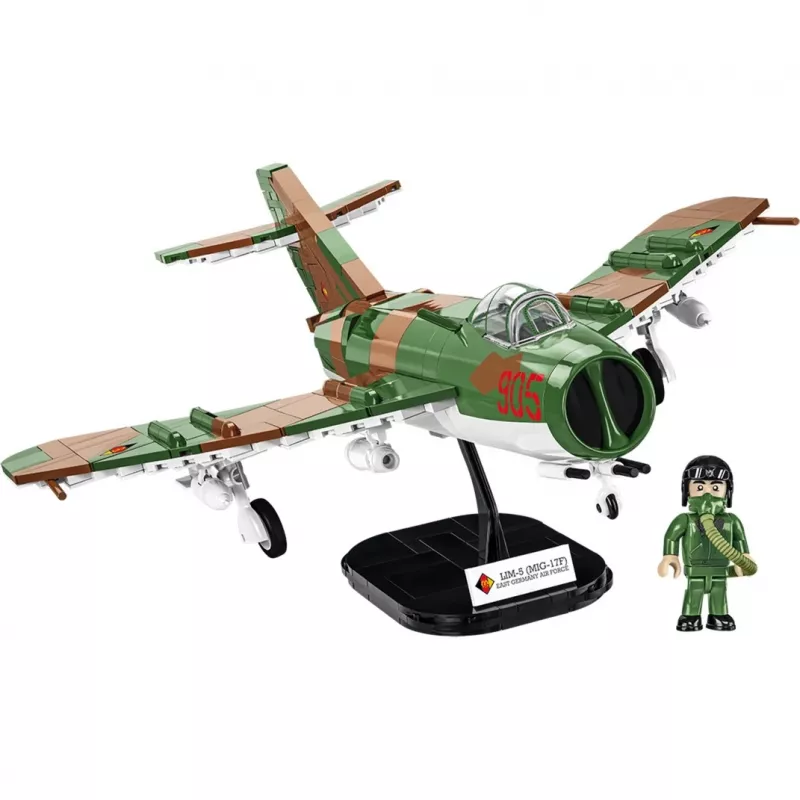 Konstrukcinis žaislas Cobi Lim-5 MiG-17F Rytų Vokietijos oro pajėgų modelis 5825