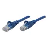 Tinklo kabelis Goobay CAT 5e komutacinis kabelis RJ-45 Cat5e 10 m Mėlynas