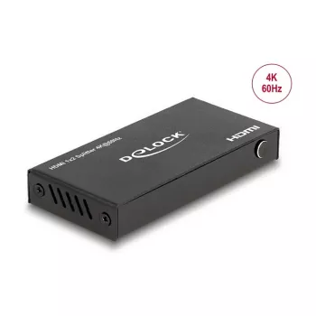 DeLOCK HDMI skirstytuvas 1 x HDMI įėjimas į 2 x HDMI išėjimai 4K 60 Hz