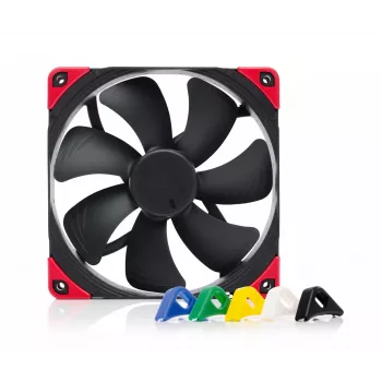 140 mm Noctua NF-A14 PWM chromax.Juoda.swap korpuso ventiliatorius, 12V, 300–1500 RPM, PWM, 140.2 m³/h, 24.6 dB