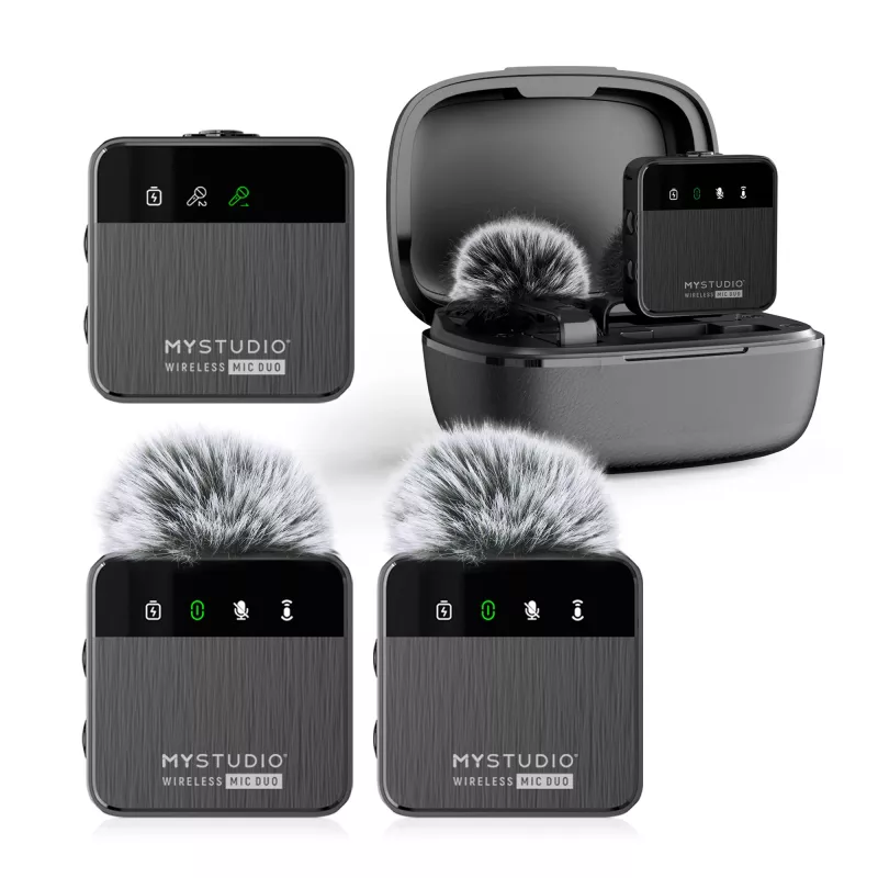 Easypix MyStudio belaidis mikrofonų rinkinys Duo 62022