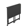 Maclean sulankstomas stalas, juodas, mobilus, 100x50cm, maks. 50kg MC-1250 B