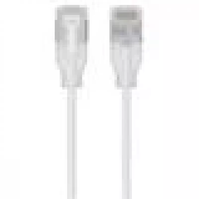 Tinklo komutacinis kabelis UBIQUITI UACC-Cable-Patch-EL-C6A 0.15 m Cat6a RJ-45 permatomai baltas