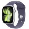 Apple Watch Series 11 GPS + Cellular 42mm sidabrinis aliuminio korpusas su Purple Fog sportine juostele - M/L