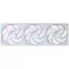 Korpuso ventiliatorių rinkinys Jonsbo ZA-420W — 3×140 mm PWM ARGB, baltas