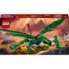 Konstravimo žaislų rinkinys LEGO NINJAGO 71829 Lloyd's Green Forest Dragon, 128 dalys, 2 minifigūrėlės, amžius 6+