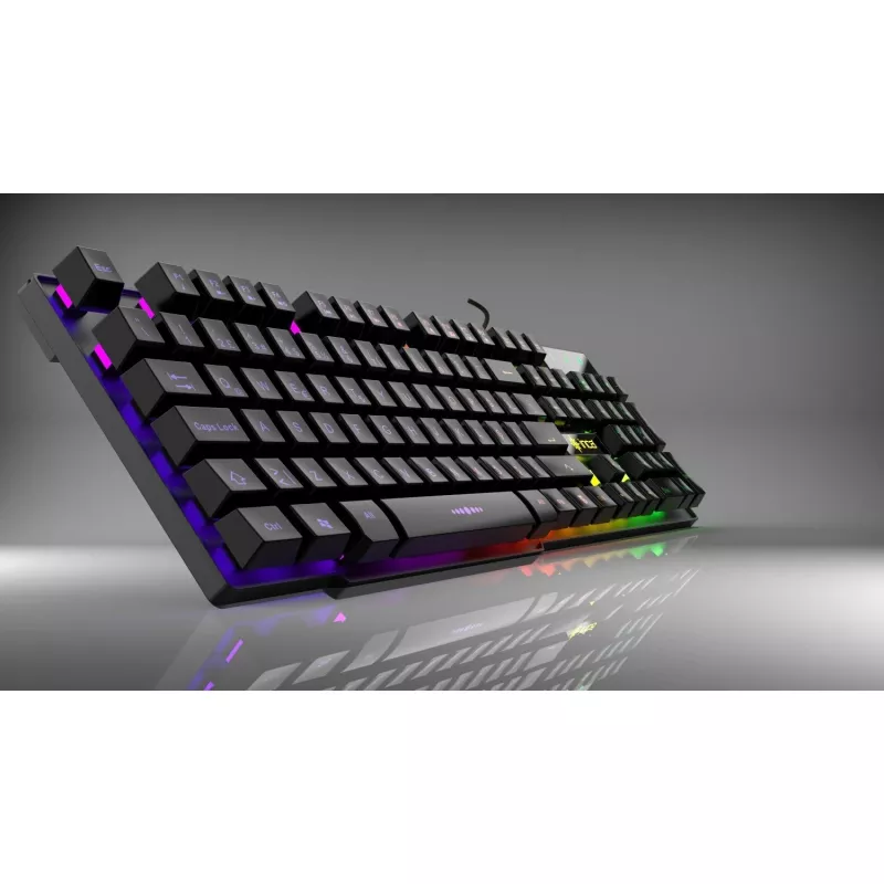 Incase Gaming Keyboard IKG-446 Regenbogen, RGB, vokiškas išdėstymas mažmeninė prekyba