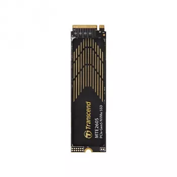 Vidinis M.2 SSD Transcend MTE260S 1 TB — PCIe 5.0 NVMe, 14 000 MB/s skaitymo, 9 800 MB/s rašymo
