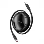 USB laidas Baseus Free2Draw 1m USB C juodas