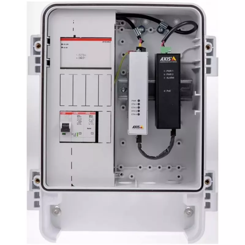 AXIS T8144 pramoninis „Midspan“ – maitinimo injektorius – DC 20–60 W – juodas (01154-001)