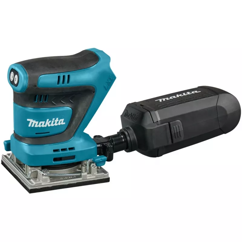 Mobilus šlifuoklis Makita DBO484Z, atsitiktinis orbitinis šlifuoklis, 14000 OPM, juodos ir mėlynos spalvos