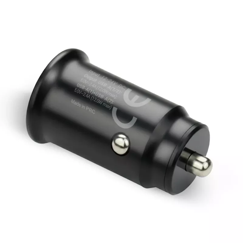 Automobilinis kroviklis everActive CC-25 — 2x USB prievadai, 12W bendra galia, 12V–24V transporto priemonės maitinimas