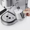 Espreso aparatas SEVERIN Newspresa KA 5997 — pusiau automatinis, 1 l vandens talpa, 1350 W, maltos kavos įpylimas, juoda/šlifuotas plienas/chromas