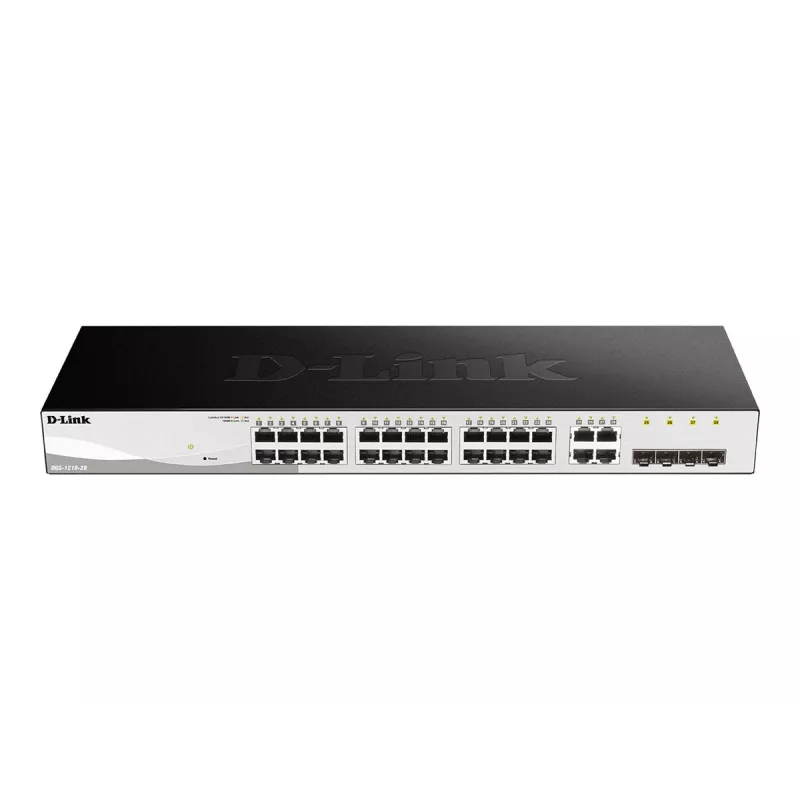D-Link DGS-1210-28 Managed L2/L2+ 1U Juoda