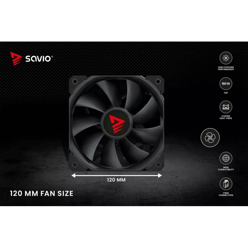SAVIO VORTEX X2 CPU aušintuvas