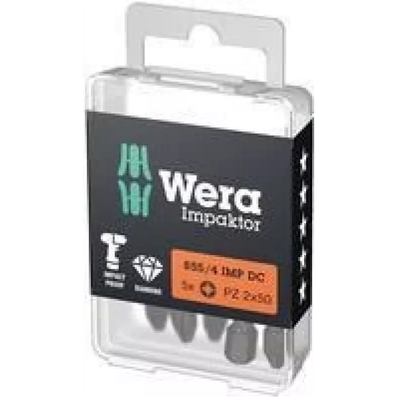 Wera 05057662001 Phillips-Bit 3 F 6.3 5 vnt. (05057662001)