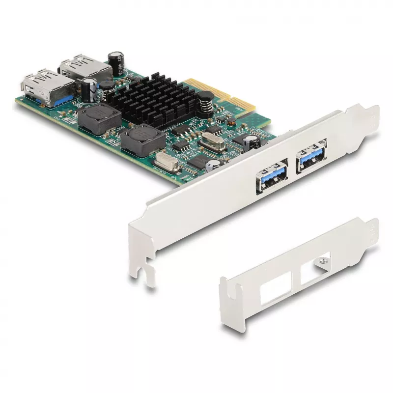 DeLOCK PCI Express x4 kortelė 2 x USB 5 Gbps Type-A 2 x vidinis USB