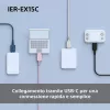Sony IER-EX15C ausinės su mikrofonu, laidinės, įkūrinės, skambučiams ir muzikai, USB-C, juodos