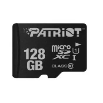 „MicroSDXC“ atminties kortelė PATRIOT PSF128GMDC10 128 GB UHS-I Class 10 U1 80 MB/s, juoda
