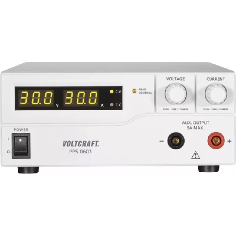 Voltcraft laboratorinis maitinimo šaltinis, reguliuojamas PPS-11603 1 - 60 V/DC 0 - 2,5 A 160 W 2 x USB, nuotolinis programavimas (PPS-11603)