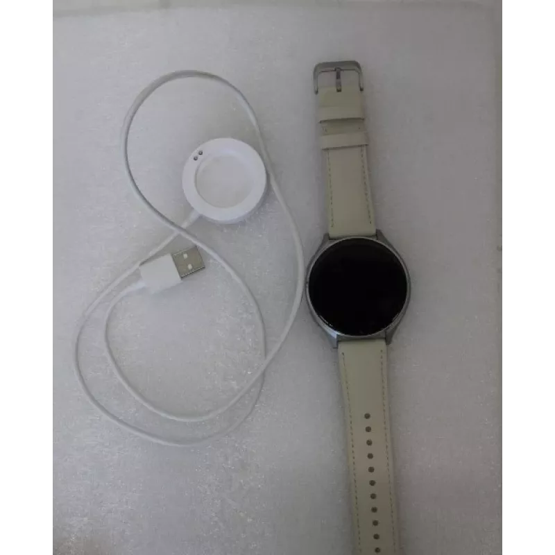 IŠPARDUOTA. Xiaomi Watch 2 Titan pilkas korpusas su balto odos dirželiu | IŠPARDUOTA. Xiaomi Watch 2 Titan | Išmanusis laikrodis | GPS (palydovas) | AMOLED | 1,43 colio | NAUDOTAS, ĮBRĖŽIMAI EKRANE A