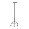 Reabilitacinė trikojė lazdelė MDH reguliuojamo aukščio 73–95,5 cm aliuminis plienas sidabrinė, maks. apkrova 100 kg