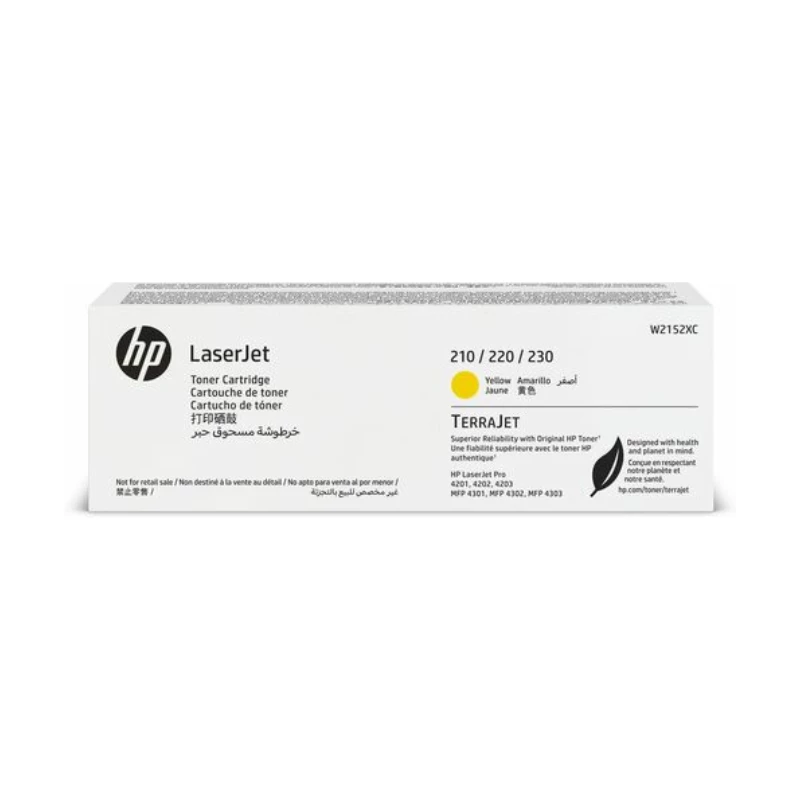 HP W2152XC Geltona Originali sutartinė LaserJet dažų kasetė