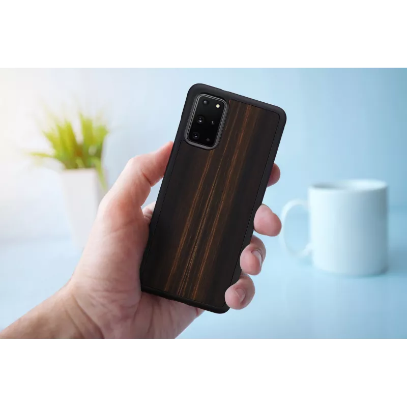 Apsauginis dėklas Samsung Galaxy S20+ — medis ir žmogus — juodmedžio juoda