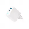 Gembird TA-UC-PDQC65L-W-01 mobiliojo įrenginio įkroviklis Universal White AC Greitas įkrovimas Vidaus