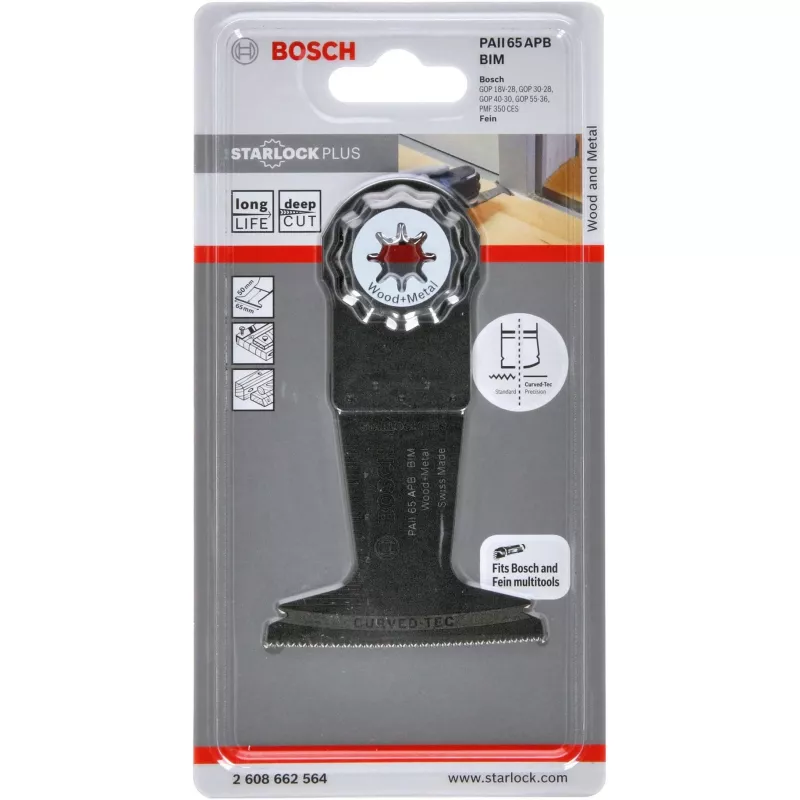 Įleidžiamojo pjovimo peilis Bosch PAII 65 APB