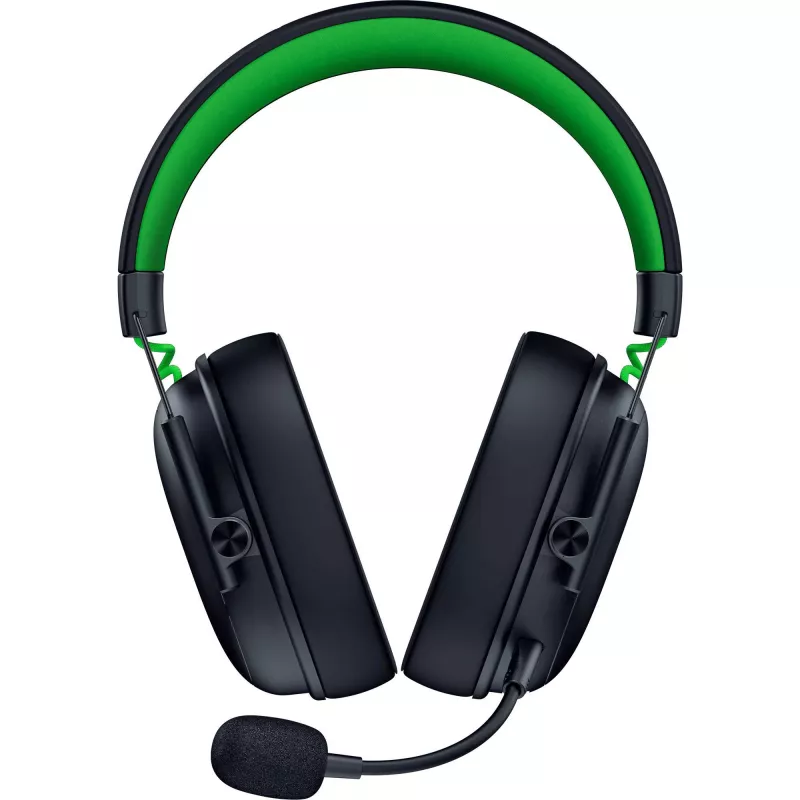 Ausinės Razer JuodaShark V3 X HyperSpeed — laidinės ir belaidės (USB-A, Bluetooth), Circumaural, 20–28 kHz, 270 g, juoda/žalia