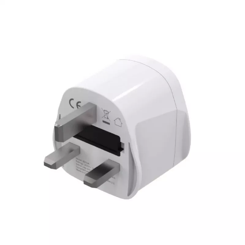 Maitinimo adapteris GEMBIRD A-AC-UKMINTF — UK Type G kištukas į IEC C13 lizdą, 15A