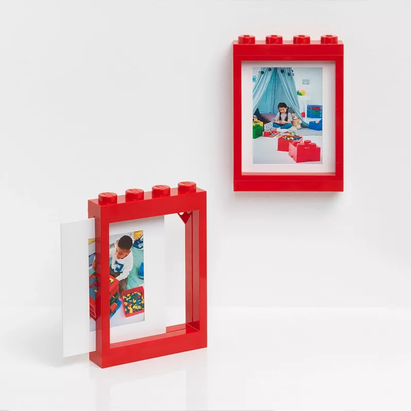 Nuotraukų rėmelis room copenhagen LEGO Bright Red 41131730 — dekoratyvinis stalo rėmelis, ryškiai raudonas