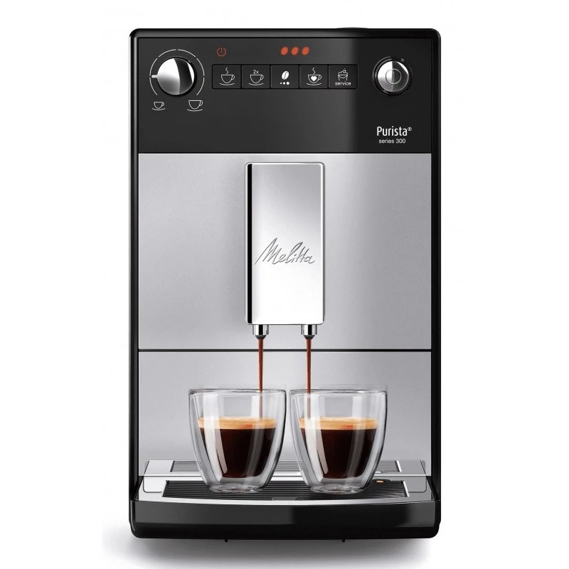 Melitta Purista Series 300 F23/0-101 Bean to Cup Coffee Machine - Sidabrinė